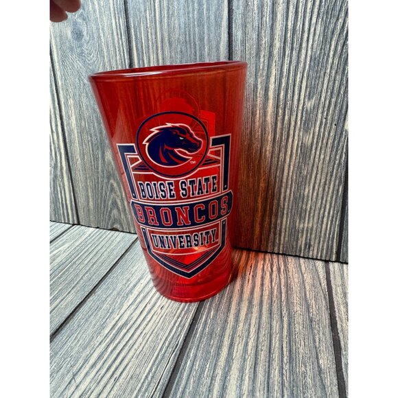 Boise State Broncos University Red Pint Glass - Picture 3 of 5